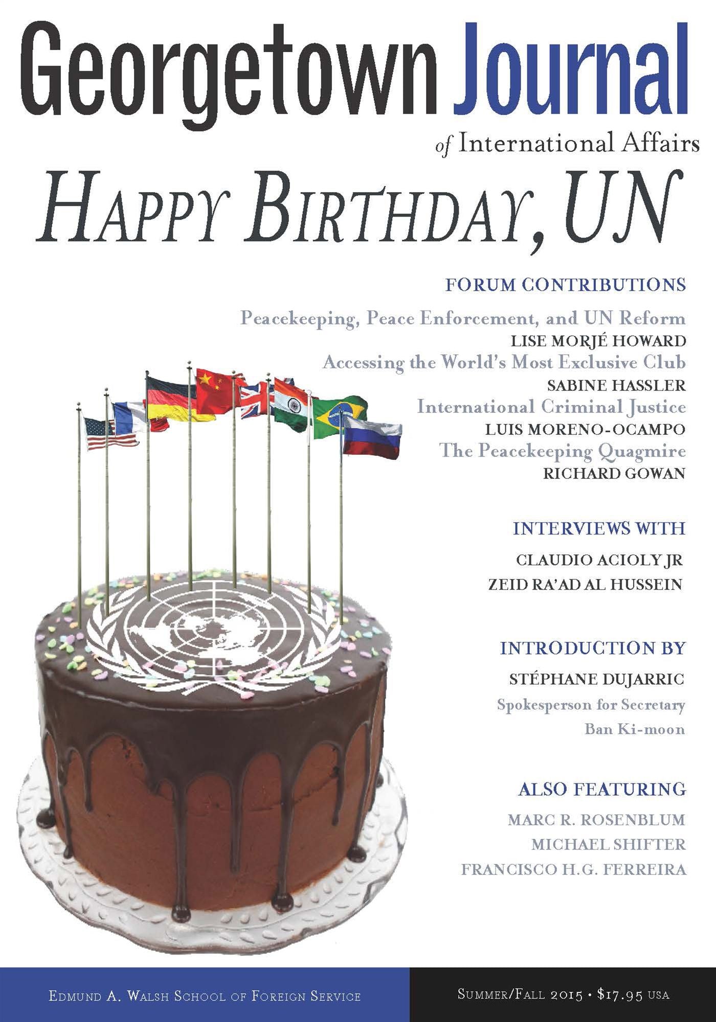 Georgetown Journal of International Affairs: Summer/Fall 2015