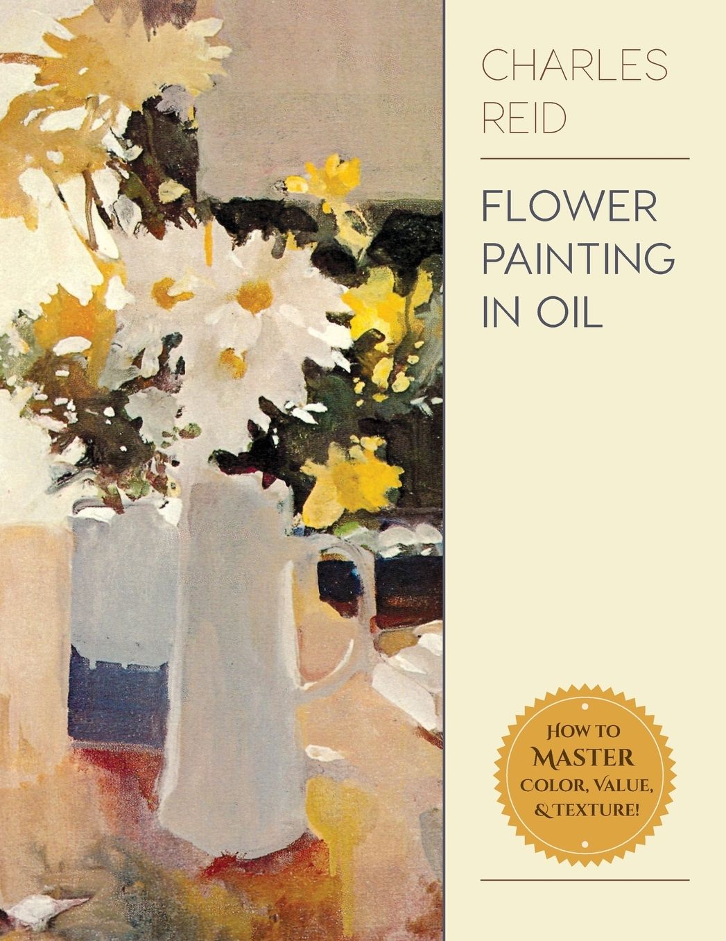 Flower painting in oil