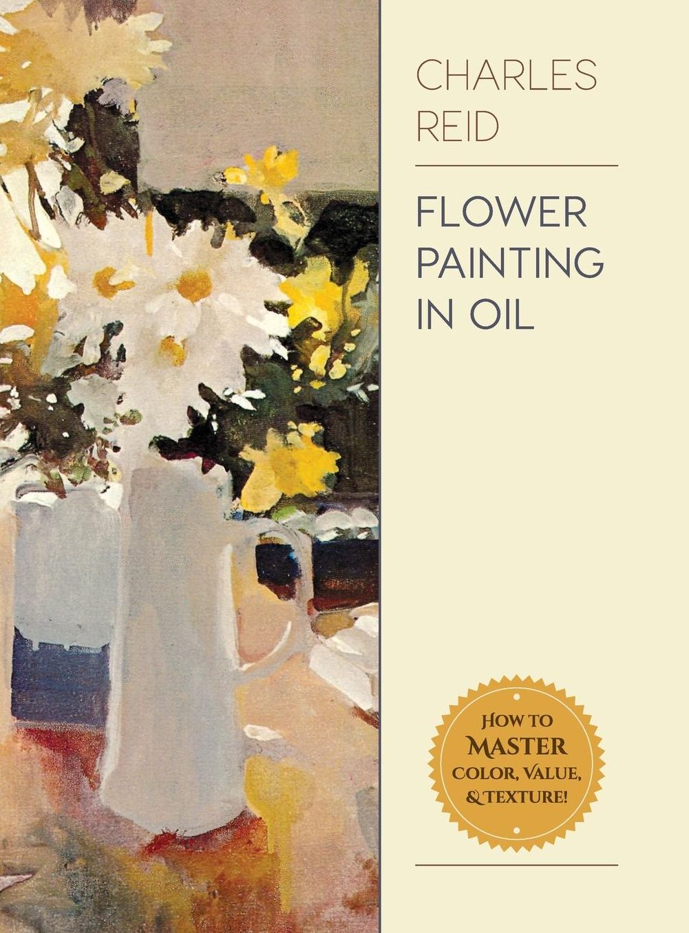 Flower painting in oil
