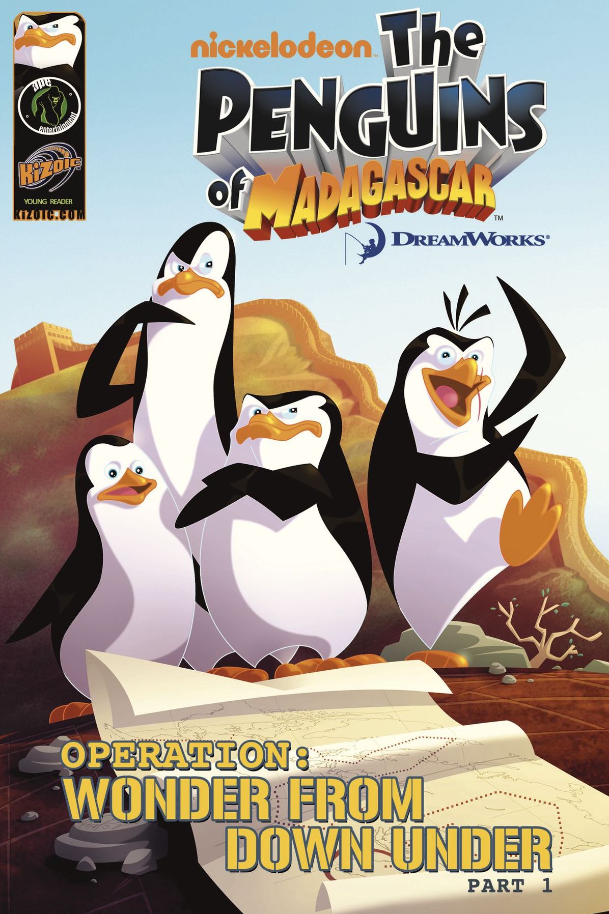 Penguins of Madagascar: Wonder from Down Under Part 1 (NOOK Comics with Zoom View)