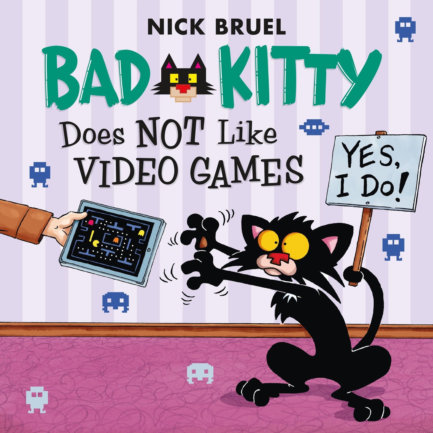 Bad Kitty Does Not Like Video Games: Includes Stickers