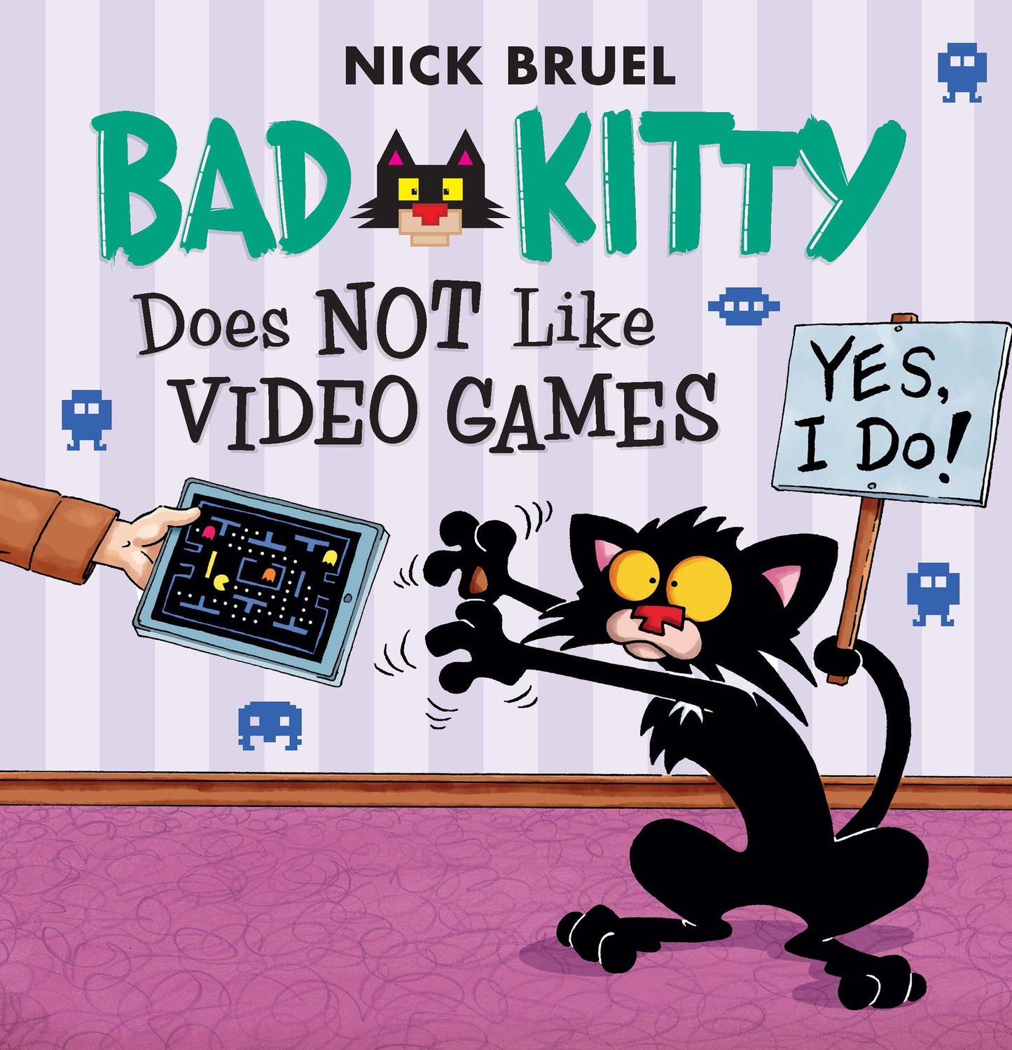 Bad Kitty Does Not Like Video Games: Includes Stickers