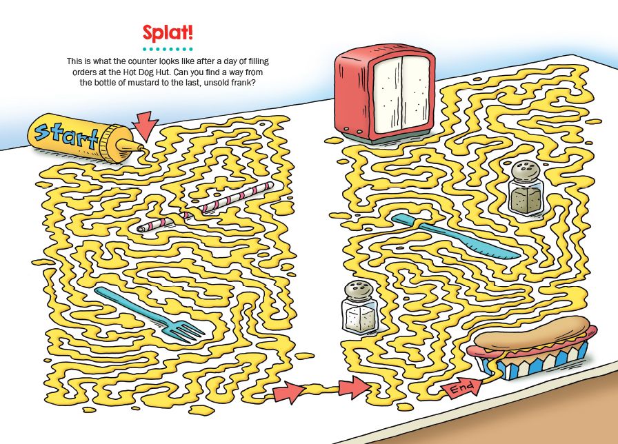 Uncle John's Scrambled Brains: 36 Tear-Off Placemats for Kids Only!