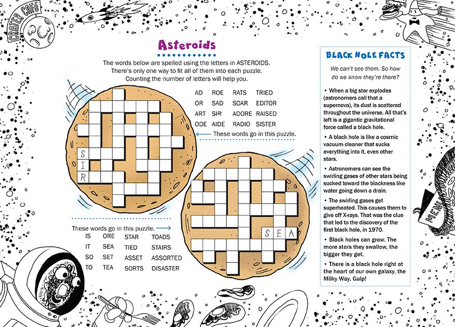 Uncle John's Flapjacks from Space: 36 Tear-off Placemats For Kids Only!: Puzzles, Mazes, Brainteasers, Weird Facts, Jokes, and More!