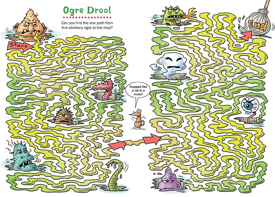 Uncle John's Ogre Drool : 36 Tear-Off Placemats for Kids Only!