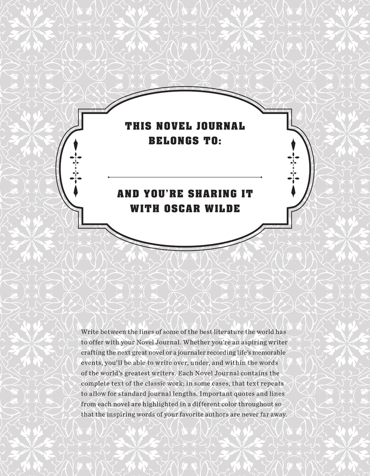 A Novel Journal: The Picture of Dorian Gray