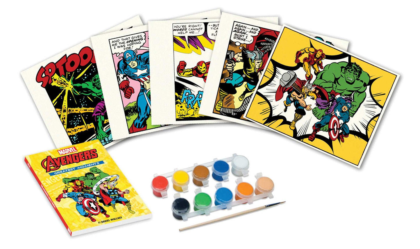 Marvel: the Avengers Paint-by-number : Re-create Five Classic Scenes from the Marvel Universe