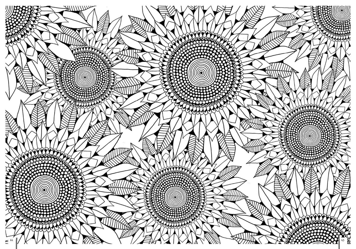 3D Coloring Flowers