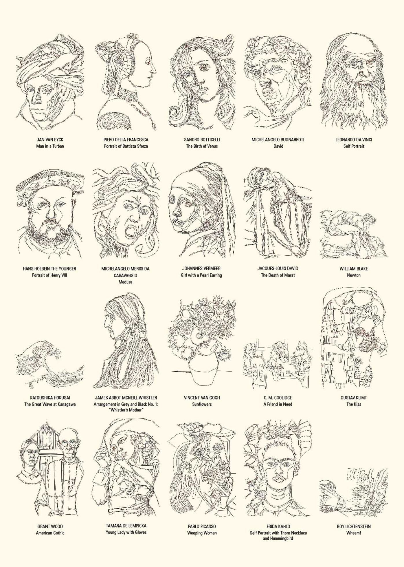 1000 Dot-to-Dot: Masterpieces