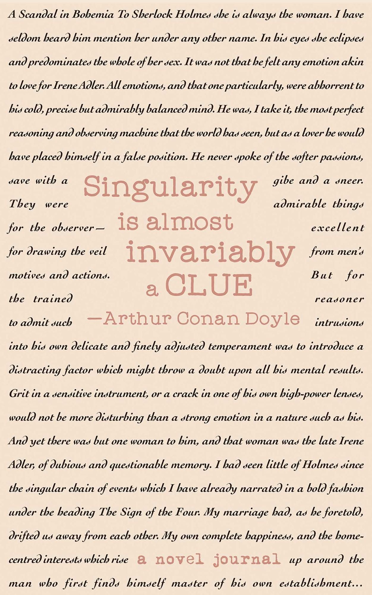 A Novel Journal: The Adventures of Sherlock Holmes (Compact)