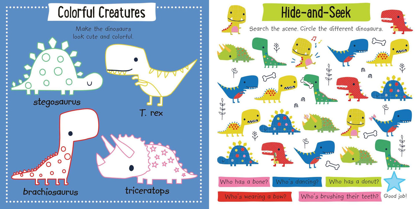 Super Sticker Activity: Dinos