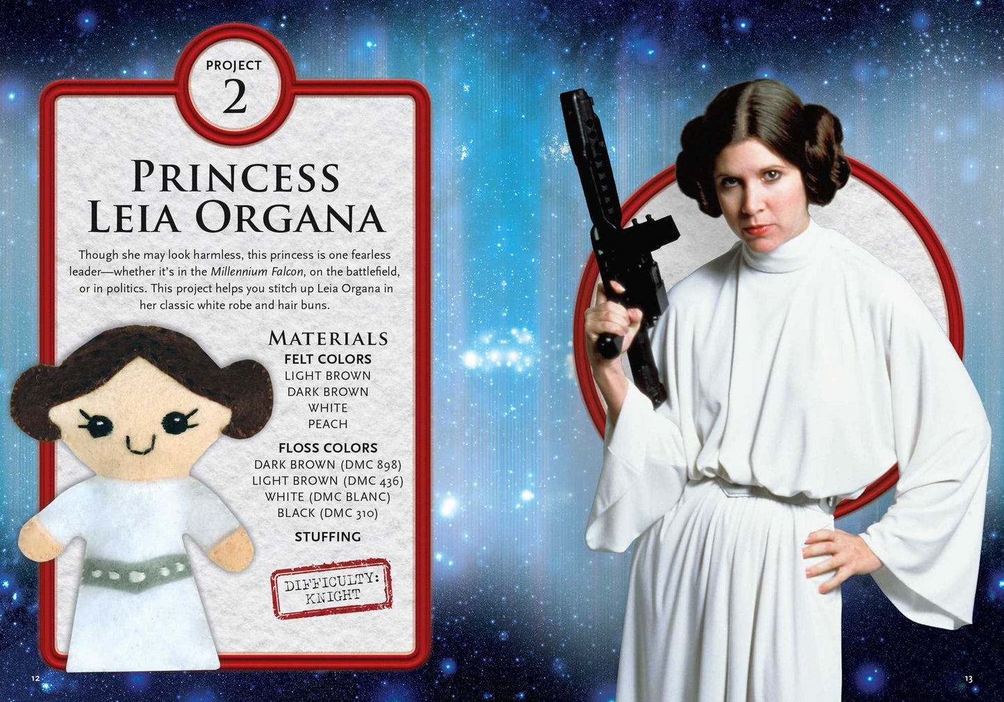 Star Wars Felt : Includes Multiple Colors of Felt, Stuffing, a Needle, Embroidery Floss, and Die-cut Templates