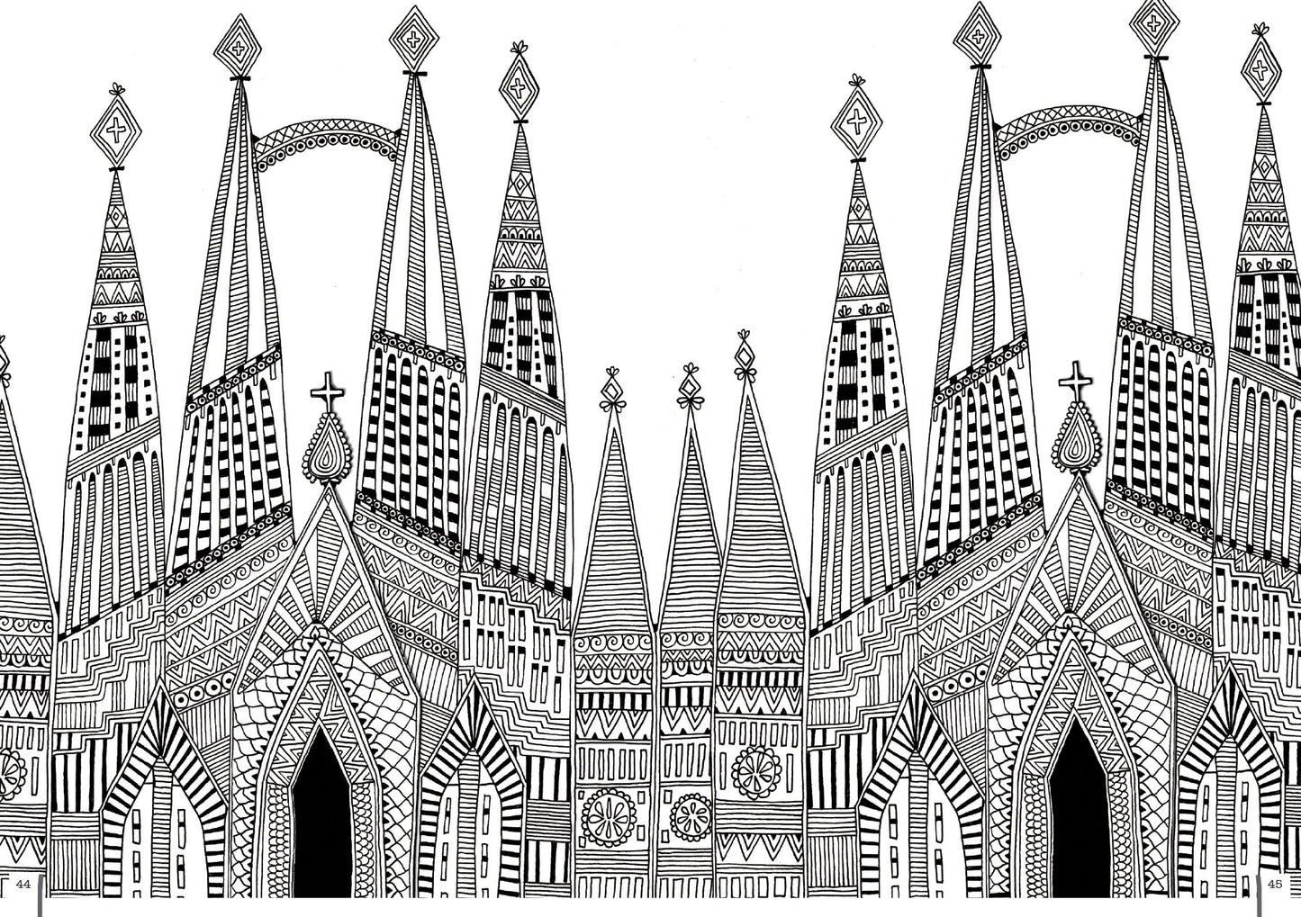 Coloring in 3D Cities