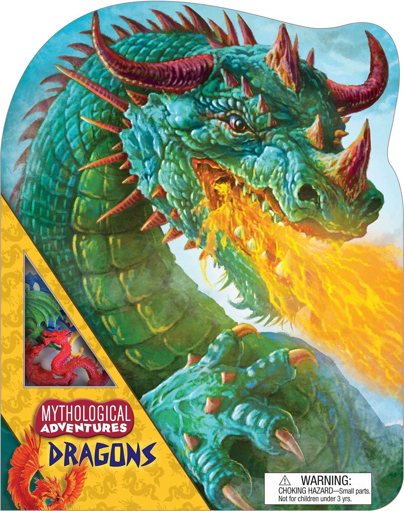 Mythological Adventures: Dragons [With Book and Reusable Stickers and 3-D Animal Models and a Diorama]