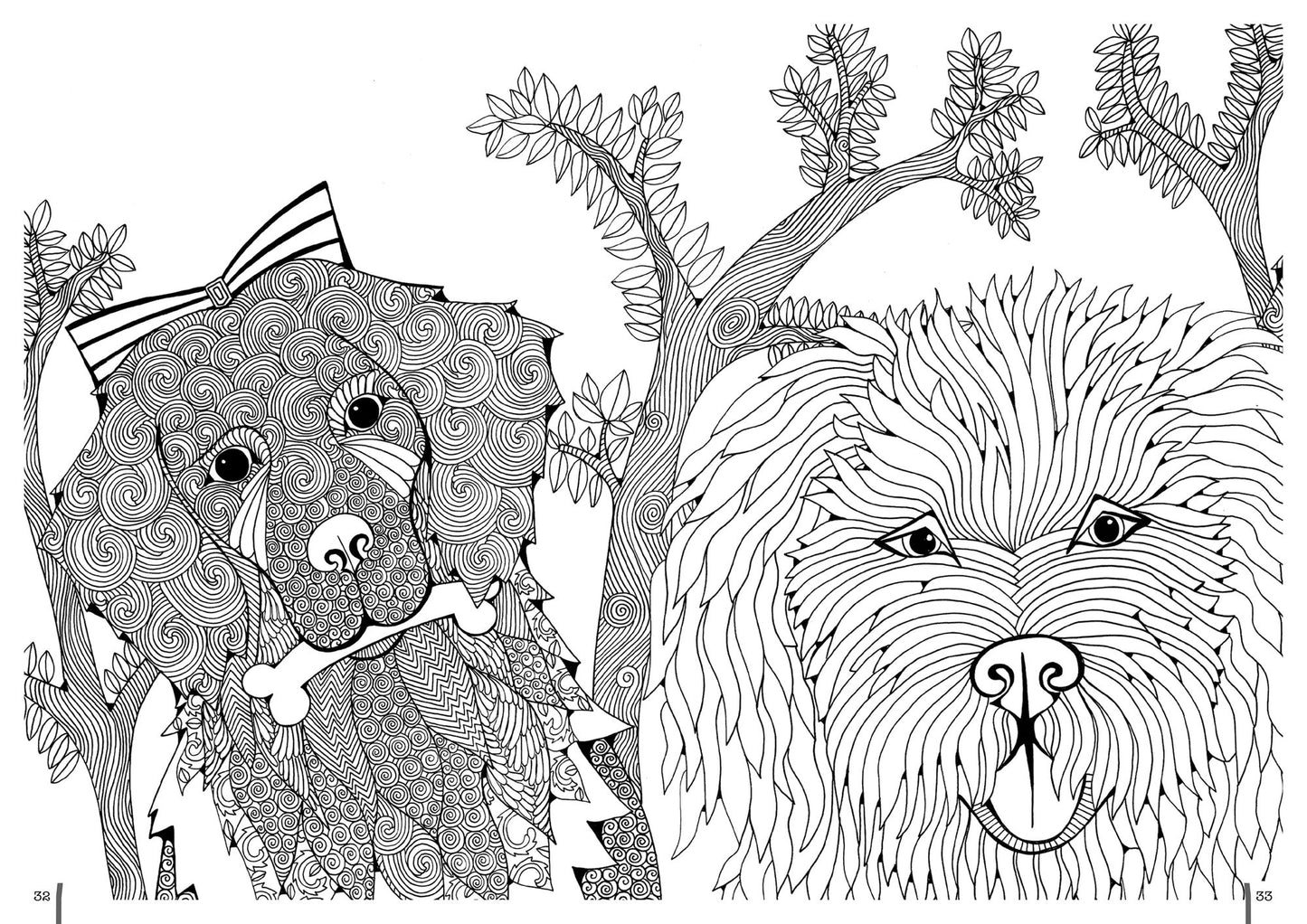 Coloring in 3D Dogs