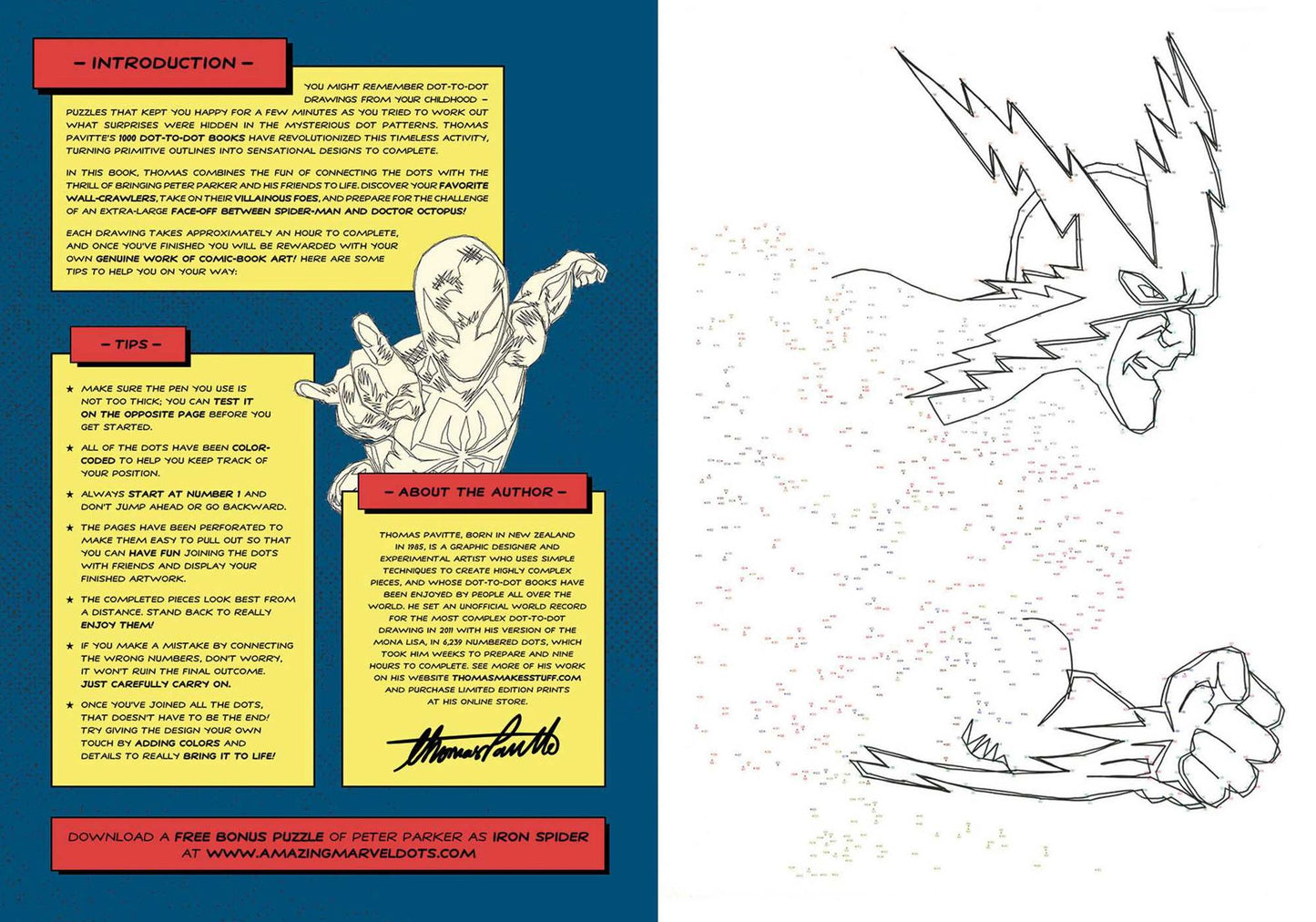 Marvel Spider-Man 1000 Dot-to-Dot Book