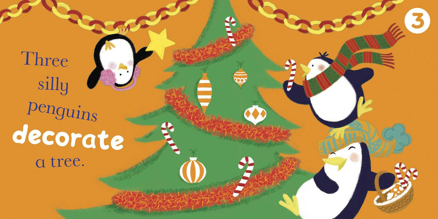 Five Christmas Penguins