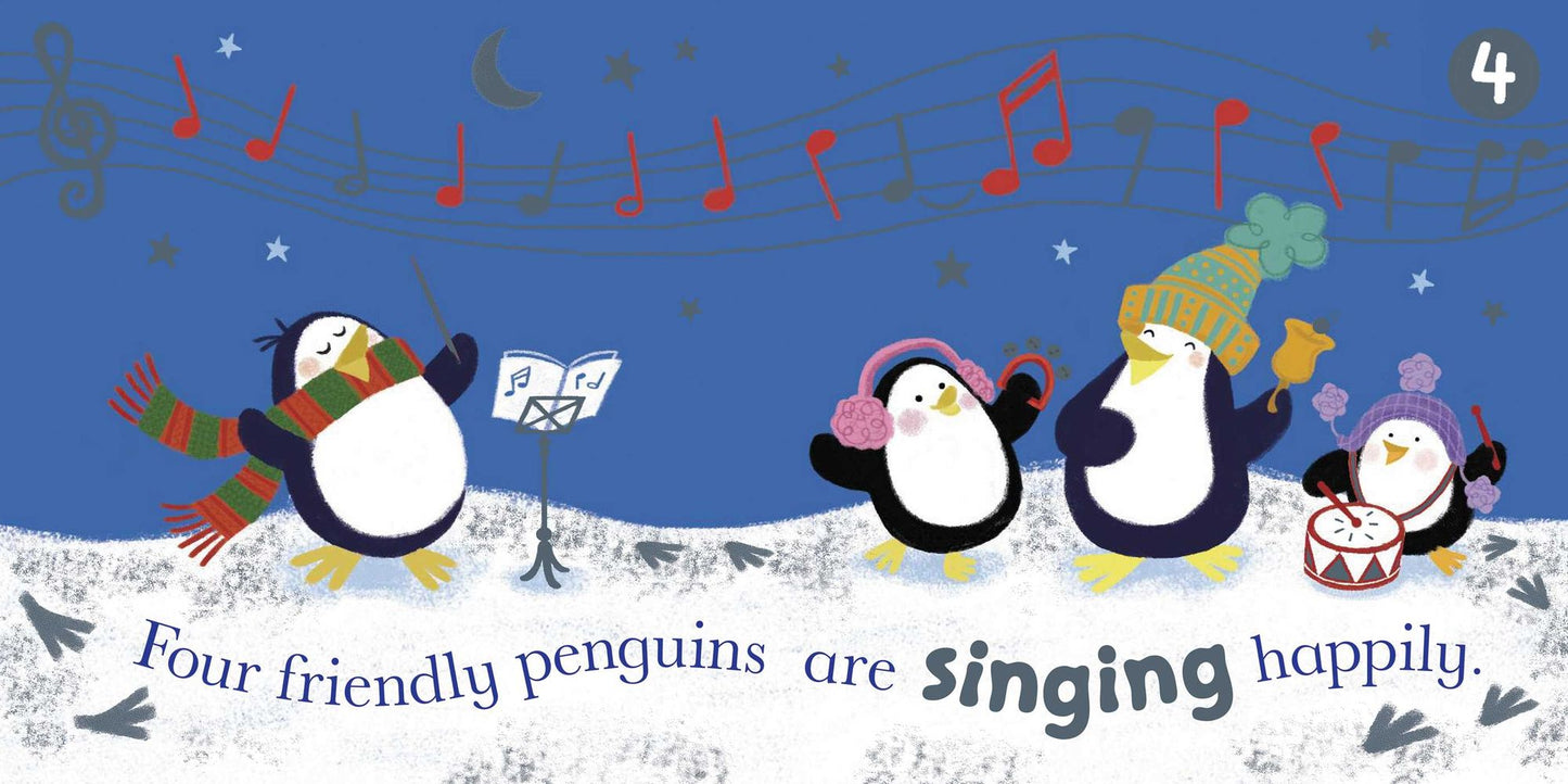 Five Christmas Penguins