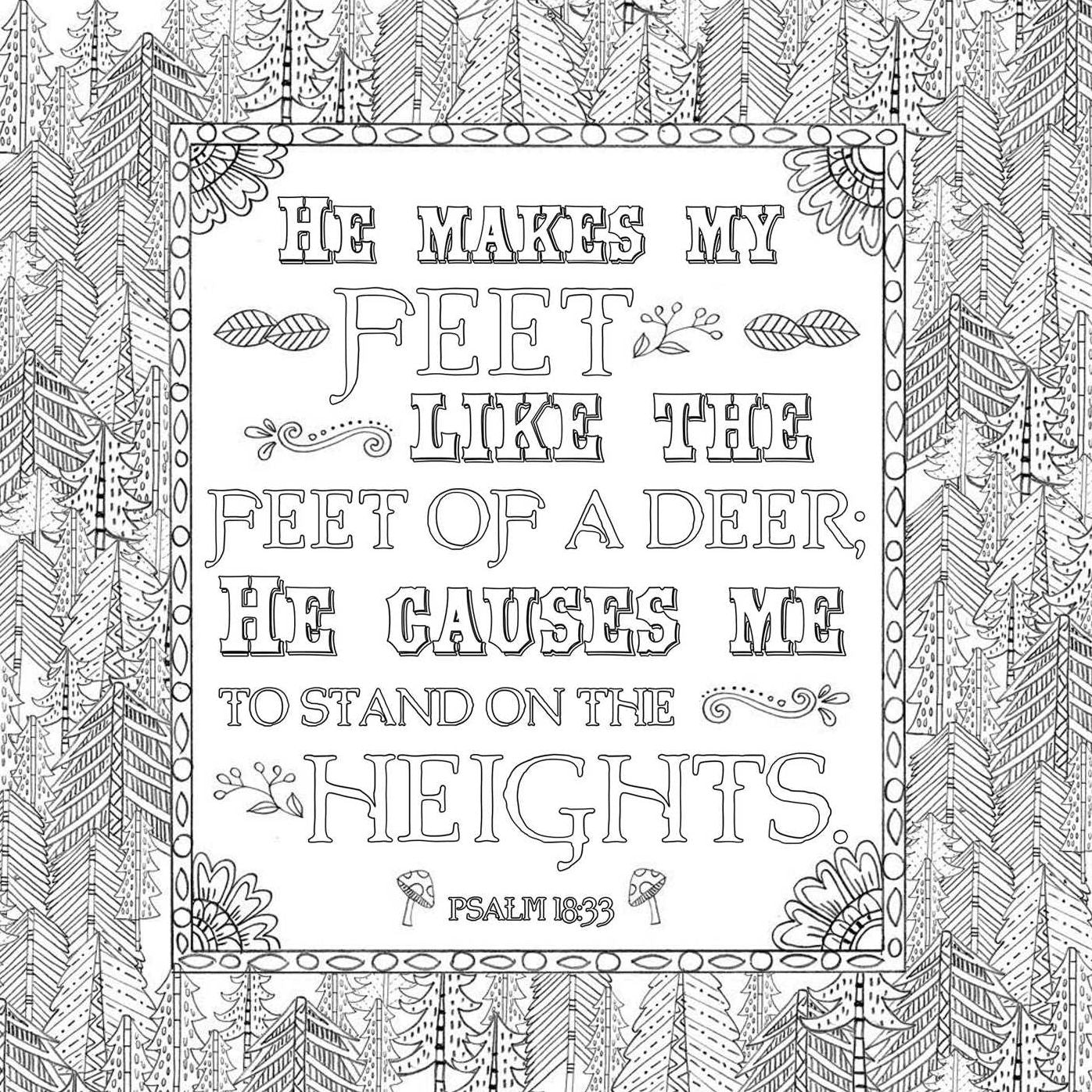 Psalms to Color and Soothe the Soul