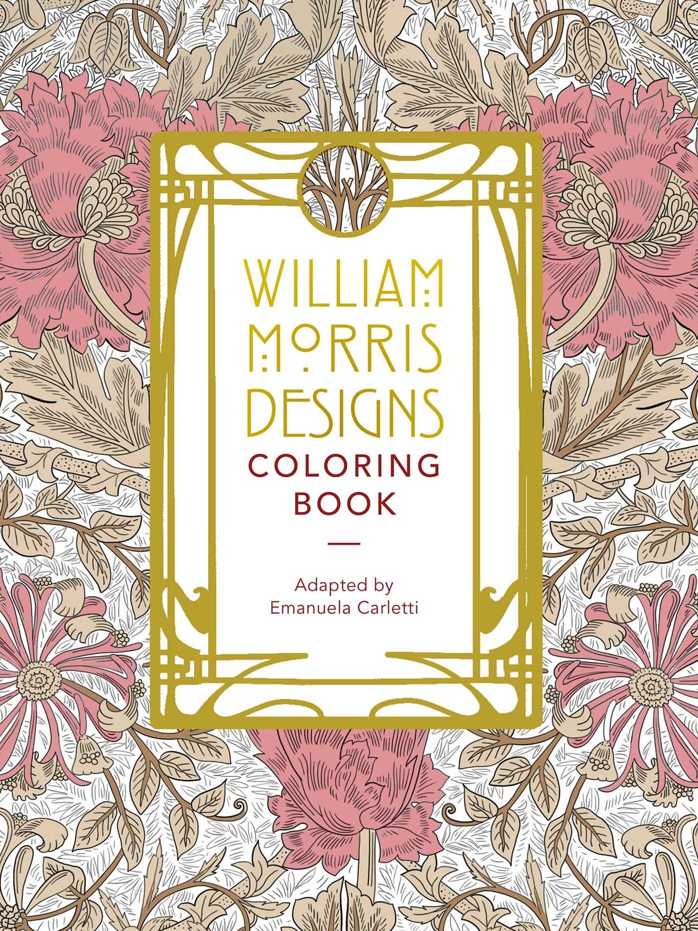 William Morris Designs Coloring Book
