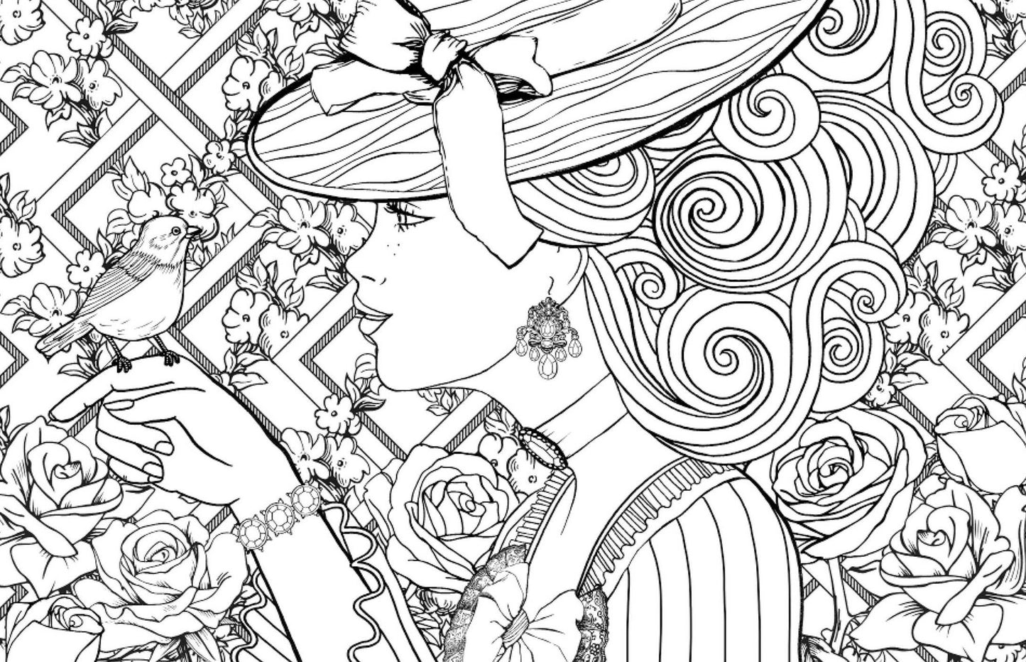 Beauty and the Beast: A Coloring Book