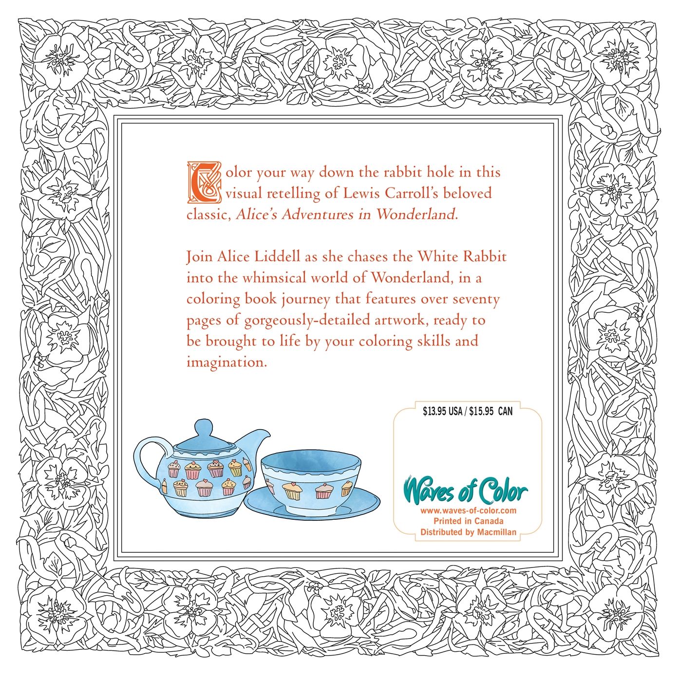 Color the Classics: Alice in Wonderland: A Curiouser Coloring Book
