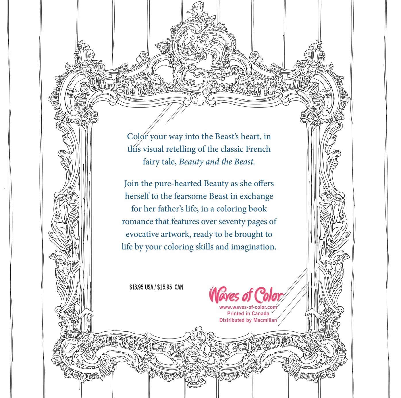 Color the Classics: Beauty and the Beast: A Deeply Romantic Coloring Book