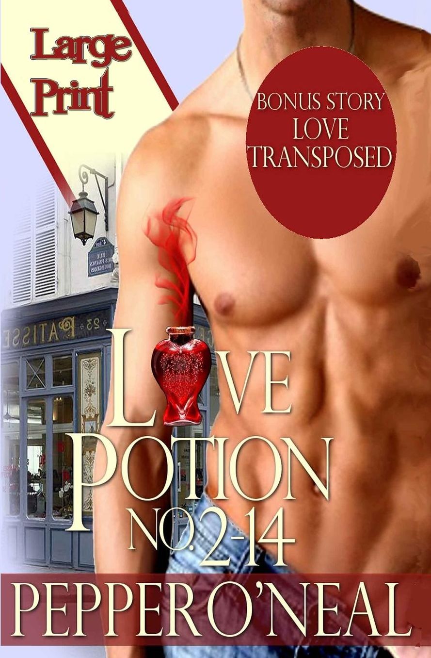 Love Potion No. 2-14 (with bonus story Love Transposed) Large Print