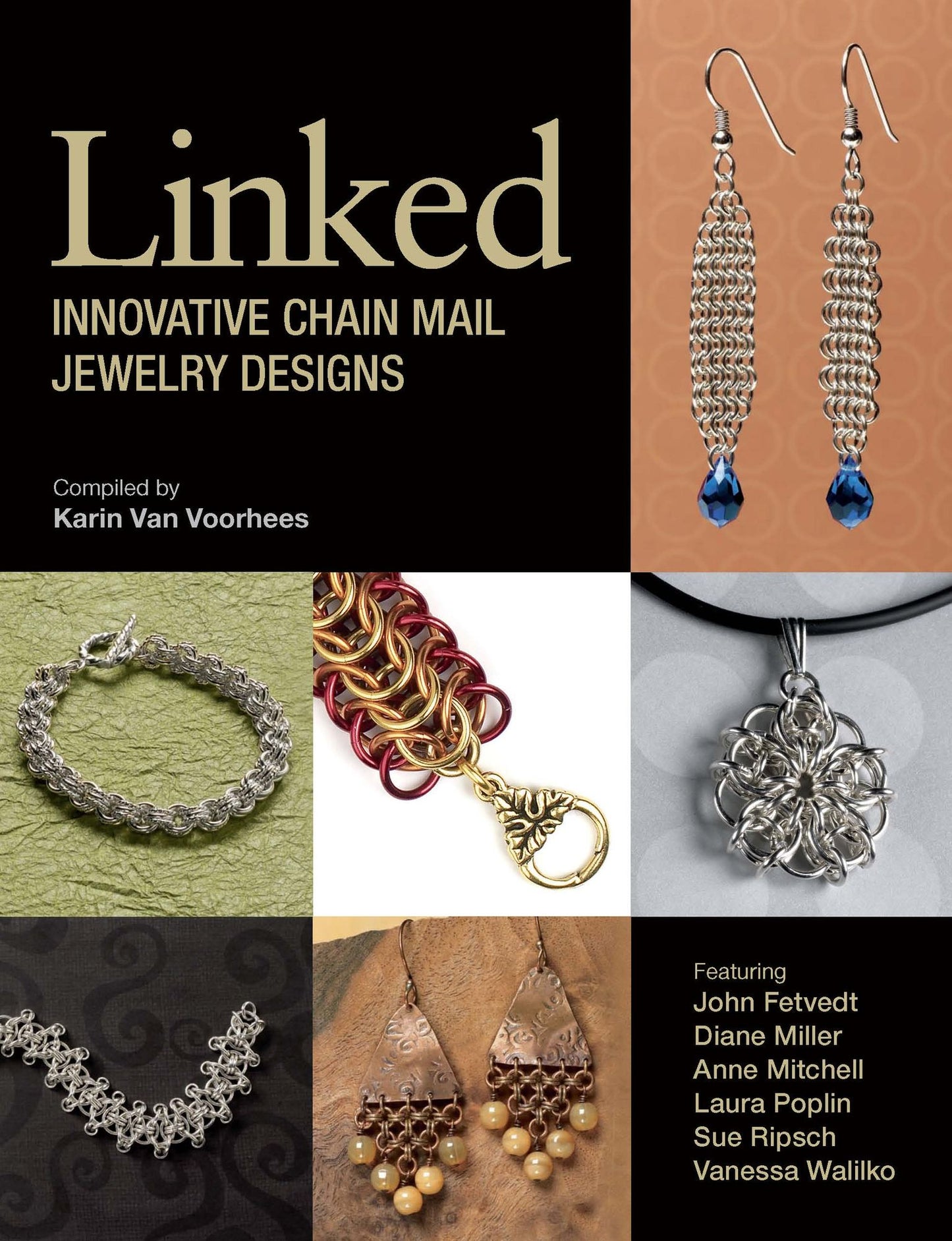 Linked: Innovative Chain Mail Jewelry Designs (PagePerfect NOOK Book)