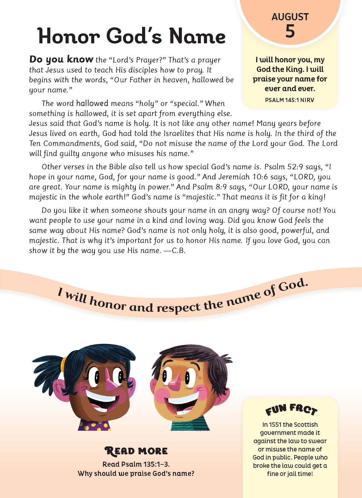 Our Daily Bread for Kids