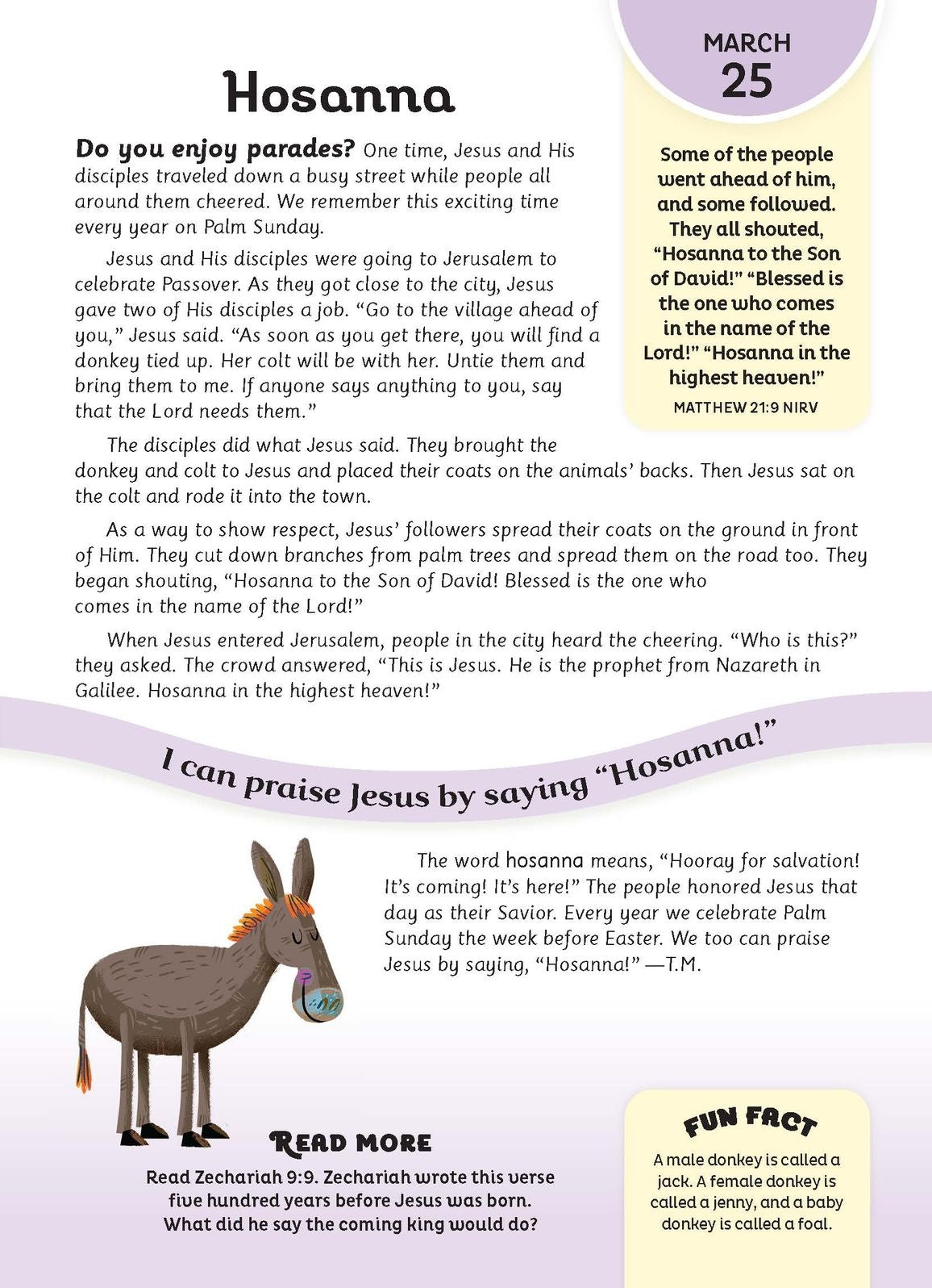Our Daily Bread for Kids