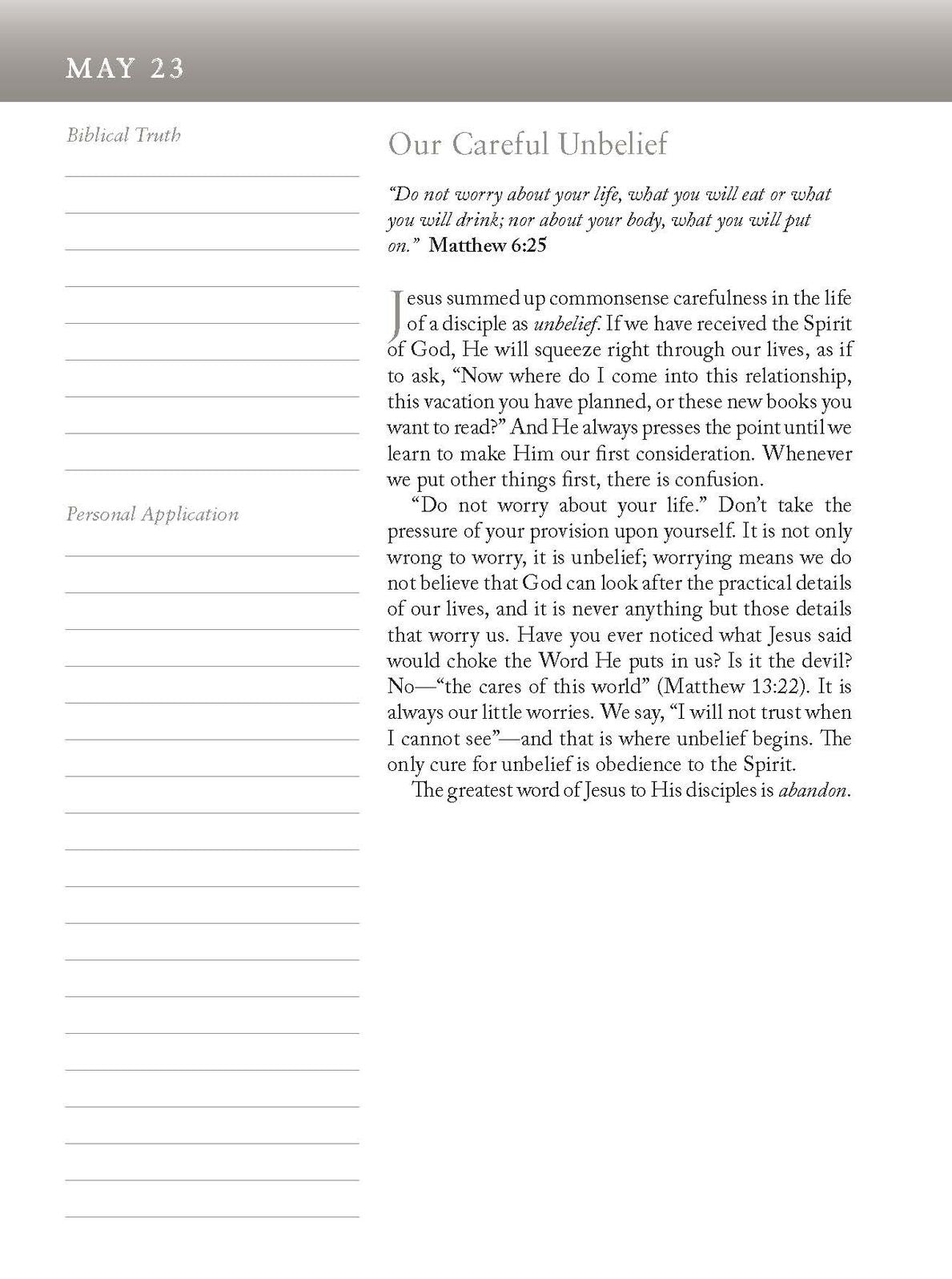 My Utmost for His Highest Devotional Journal