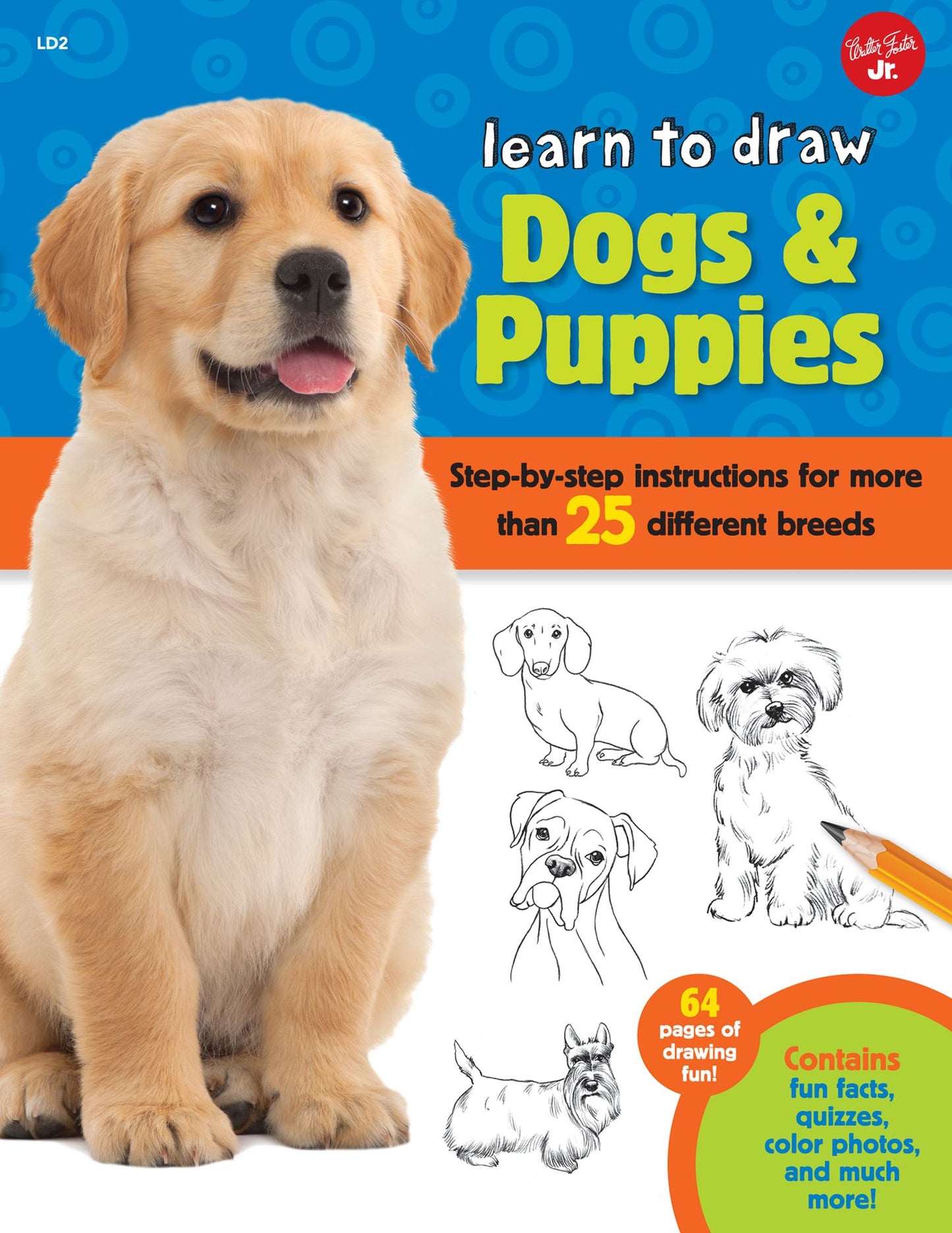 Learn to Draw Dogs & Puppies: Step-by-step instructions for more than 25 different breeds (PagePerfect NOOK Book)