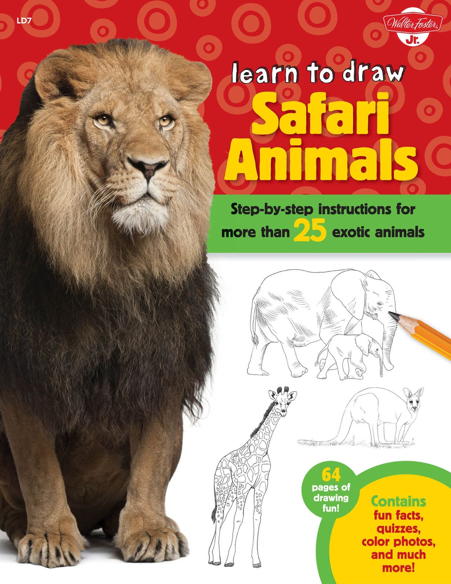 Learn to Draw Safari Animals: Step-by-step instructions for more than 25 exotic animals (PagePerfect NOOK Book)