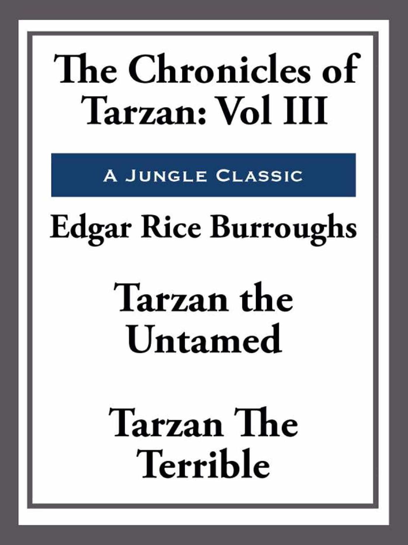 The Chronicles of Tarzan