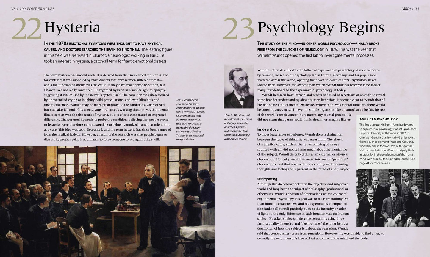 Psychology: An Illustrated History of the Mind from Hypnotism to Brain Scans (100 Ponderables)