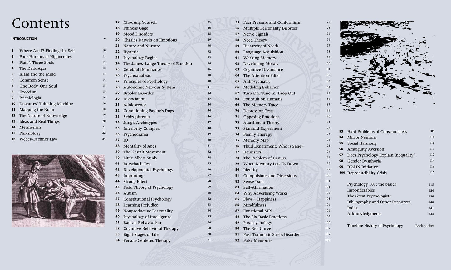 Psychology: An Illustrated History of the Mind from Hypnotism to Brain Scans (100 Ponderables)