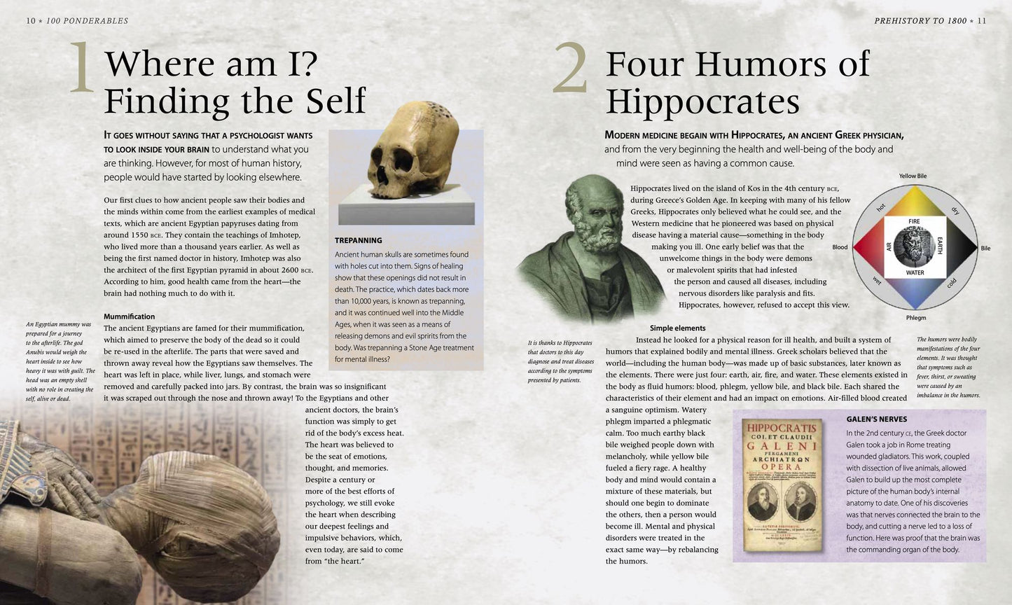 Psychology: An Illustrated History of the Mind from Hypnotism to Brain Scans (100 Ponderables)