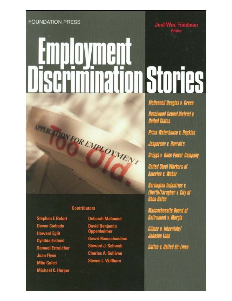 Employment Discrimination Stories
