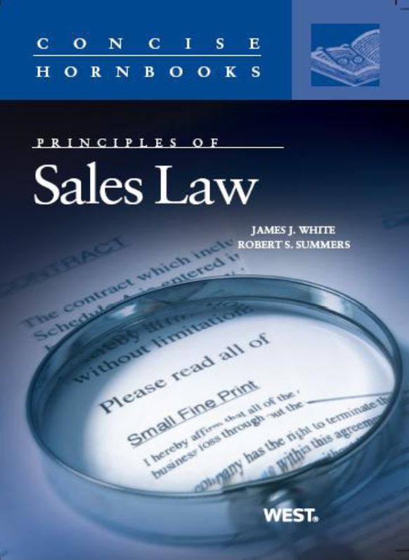 Principles of Sales Law (Concise Hornbook Series)