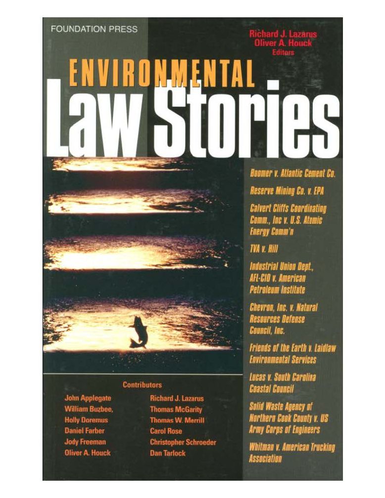 Environmental Law Stories