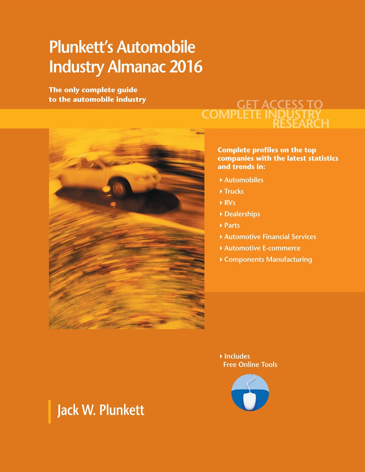 Plunkett's Automobile Industry Almanac 2016