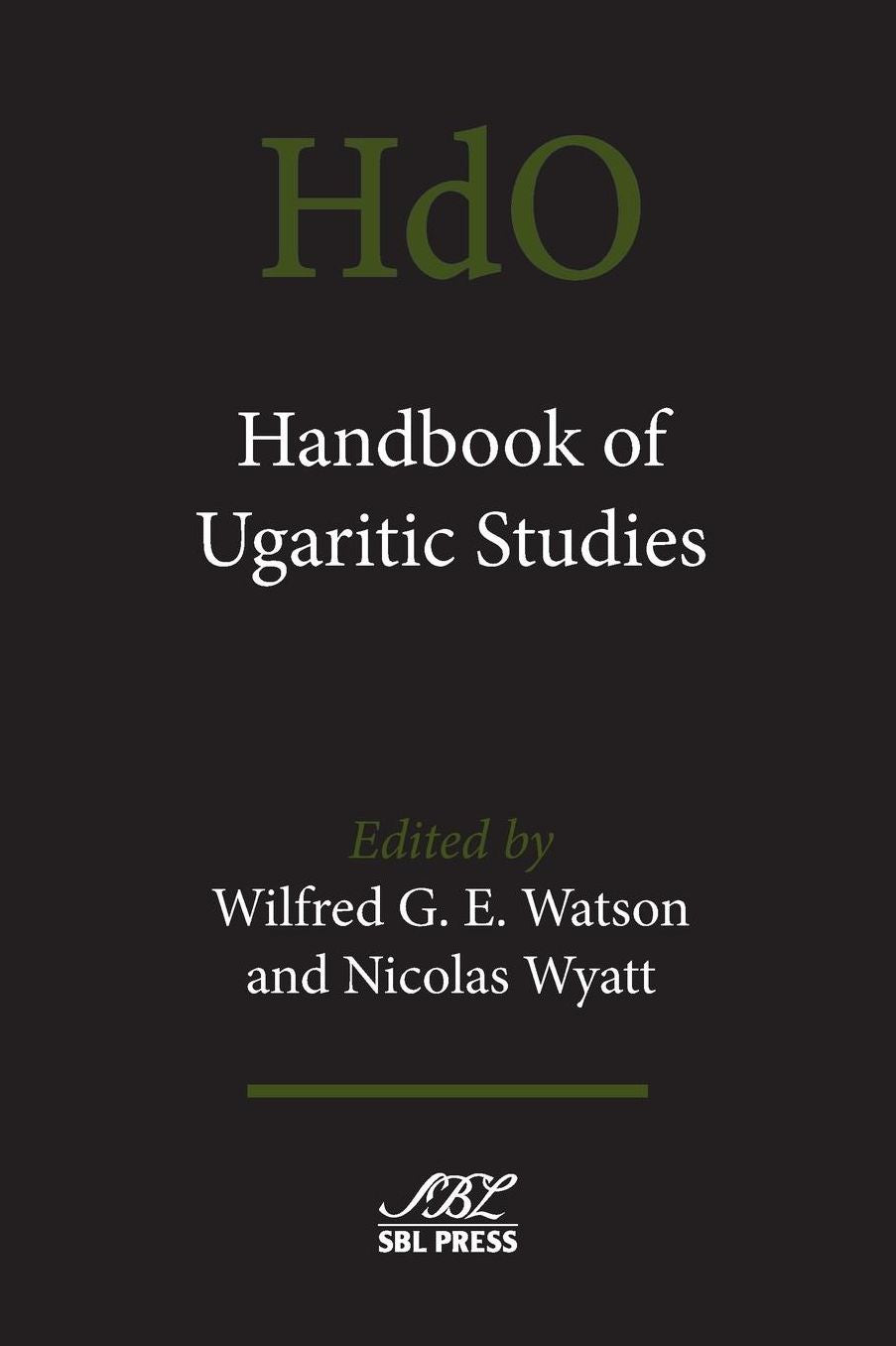 Handbook of Ugaritic Studies