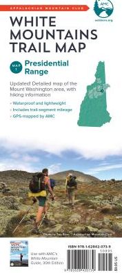 AMC White Mountains Trail Map: Map 1: Presidential Range