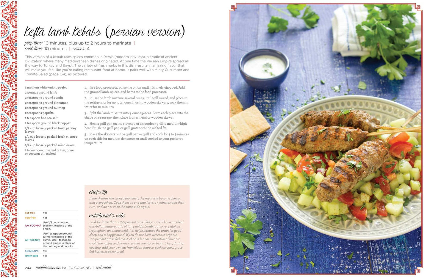 Mediterranean Paleo Cooking: Over 150 Fresh Coastal Recipes for a Relaxed, Gluten-Free Lifestyle