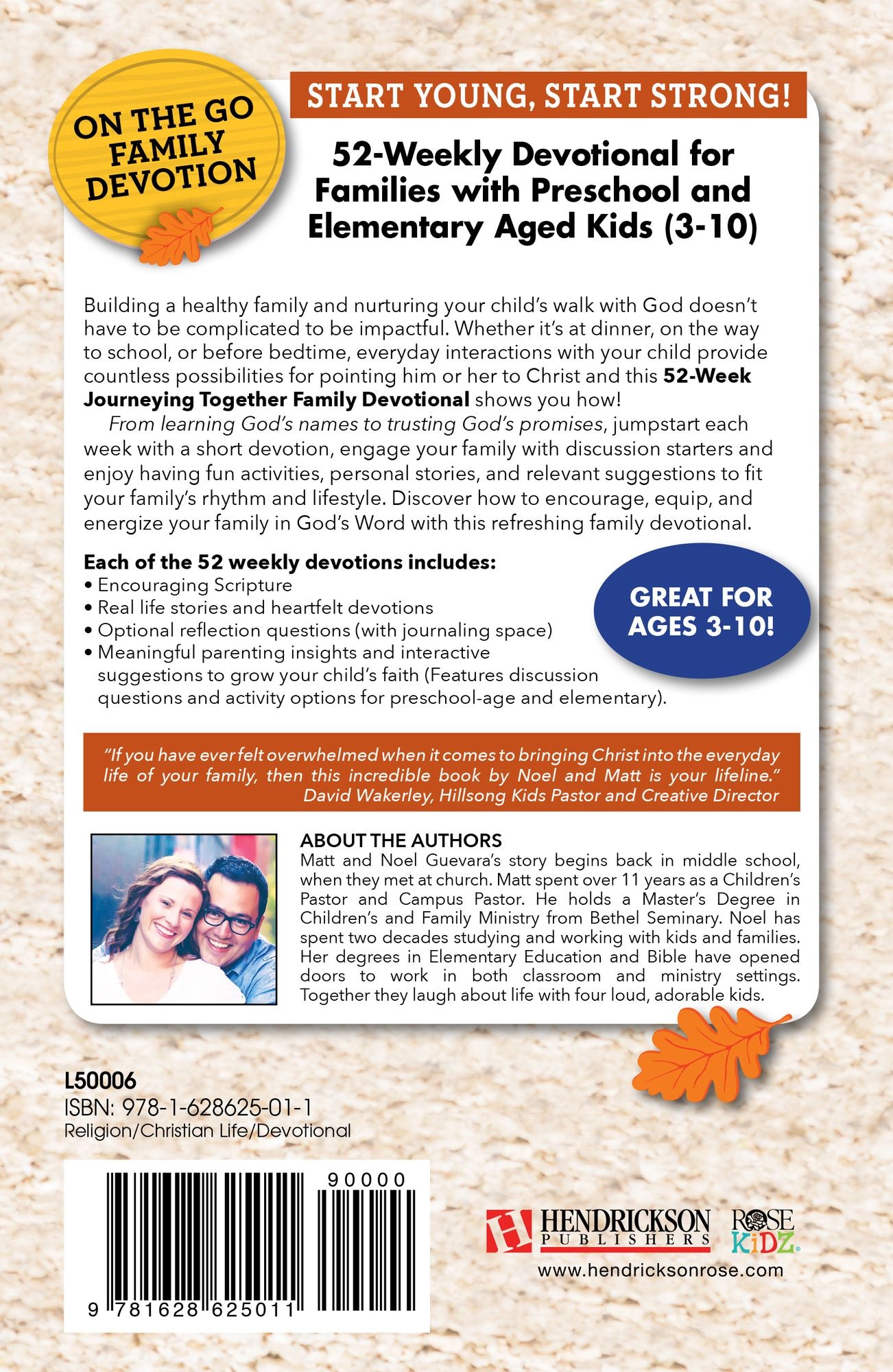 Journeying Together Family Devotional: For Families with Preschool and Elementary Kids