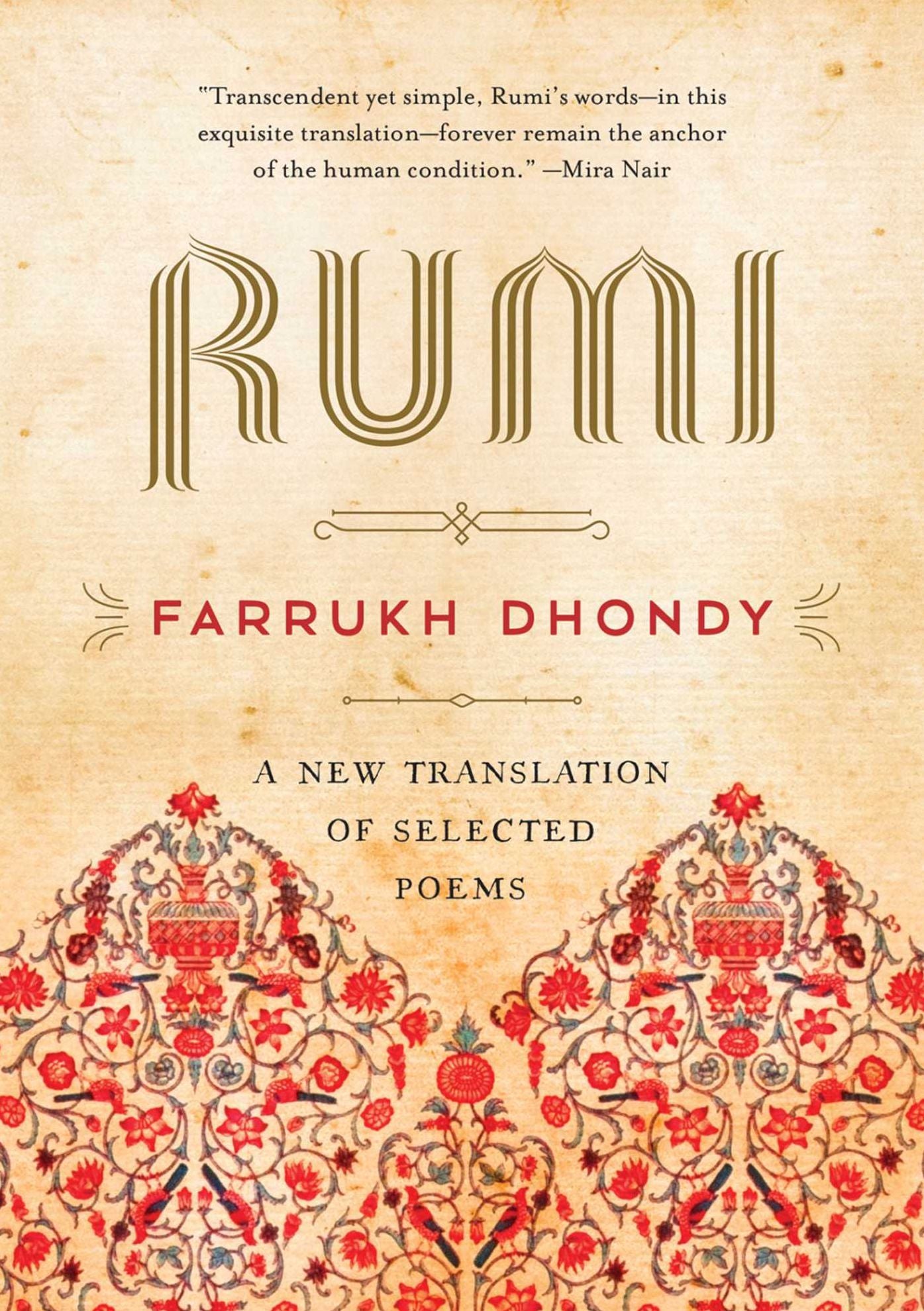 Rumi: A New Translation of Selected Poems