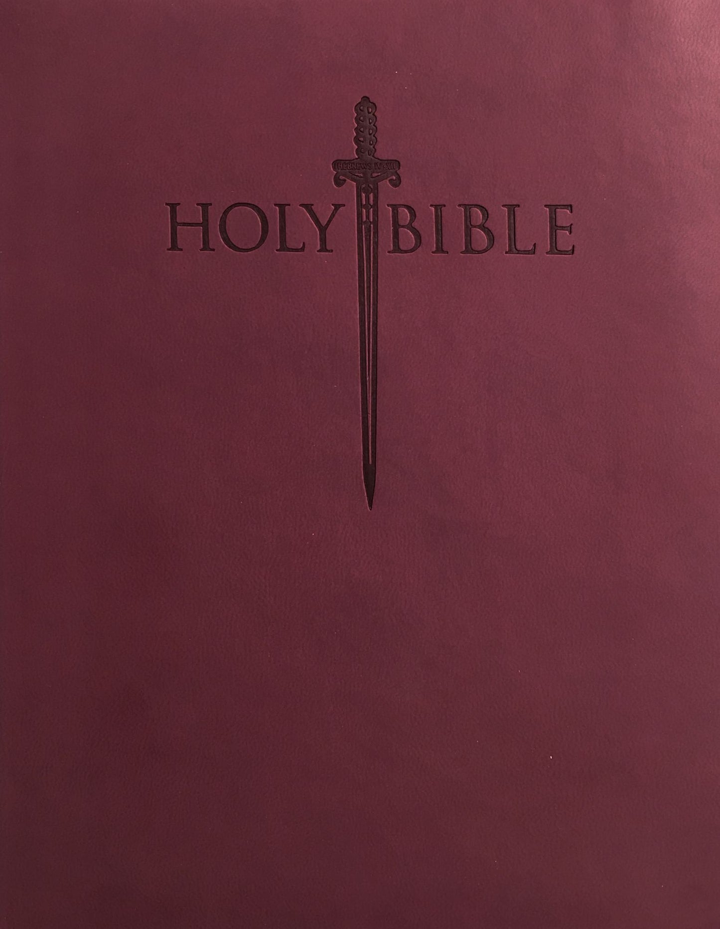 KJVER Sword Value Thinline Bible Personal Size Burgundy Ultrasoft: King James Version Easy Read