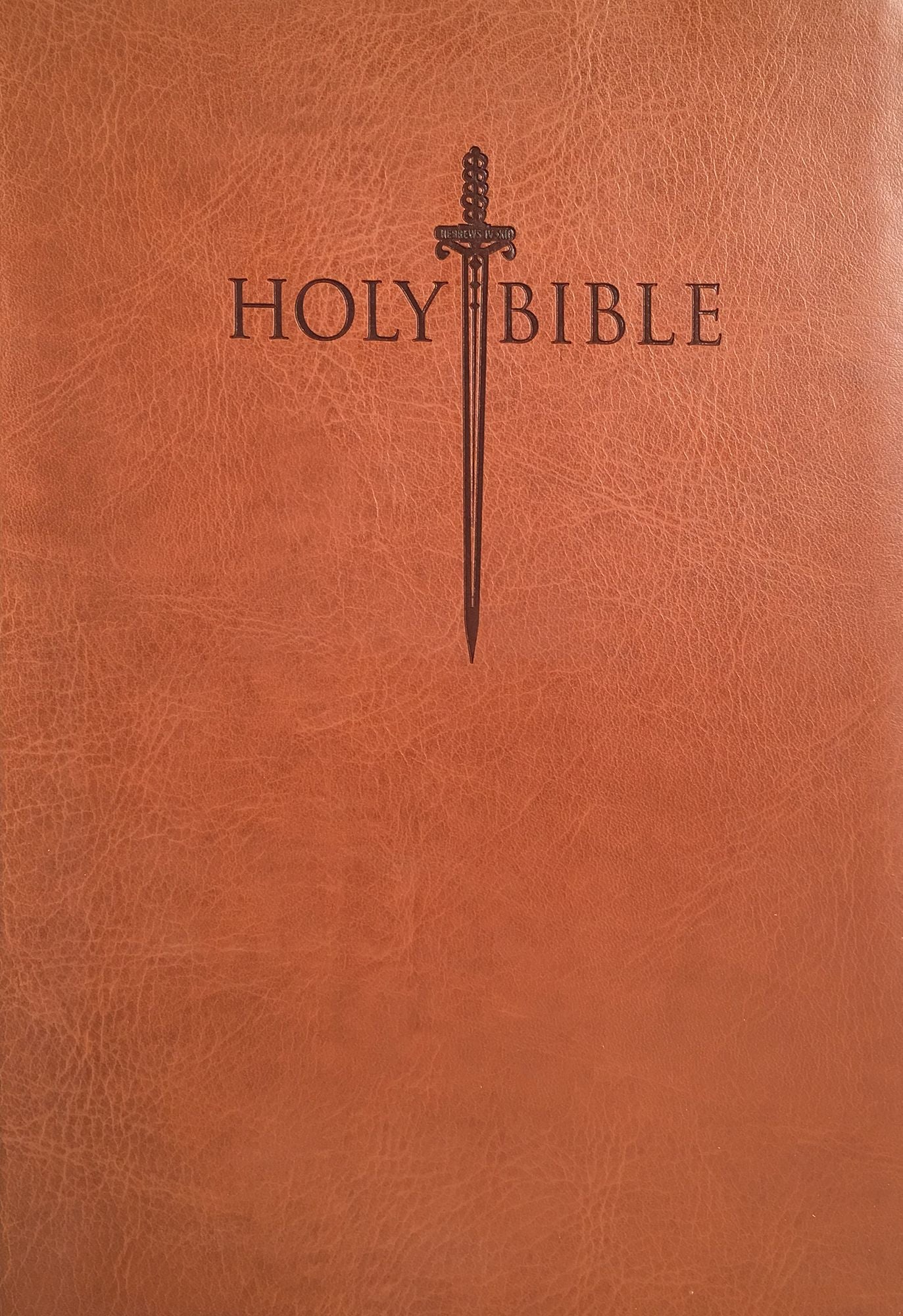 KJVER Sword Value Thinline Bible Large Print Tan Ultrasoft: King James Version Easy Read