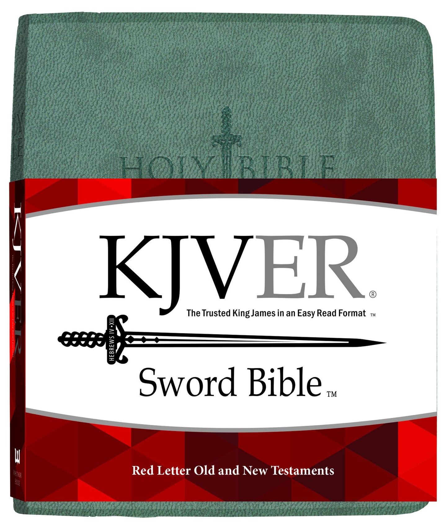 KJVER Sword Value Thinline Bible Large Print Gray Ultrasoft: King James Version Easy Read